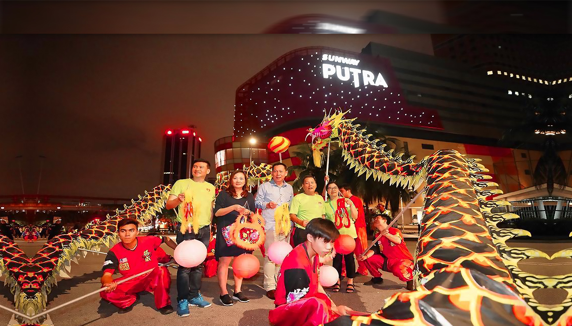 dragon dance sunway putra mall kuala lumpur